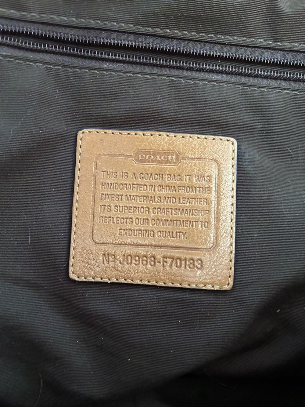 Coach Signature Voyager Cross Body Messenger Bag F70183 Jacquard / Leather - Picture 8 of 15